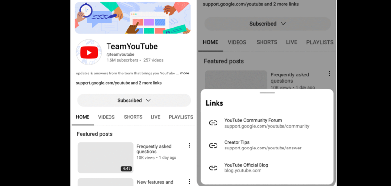 YouTube запретит использовать партнерские и рекламные ссылки в Shorts