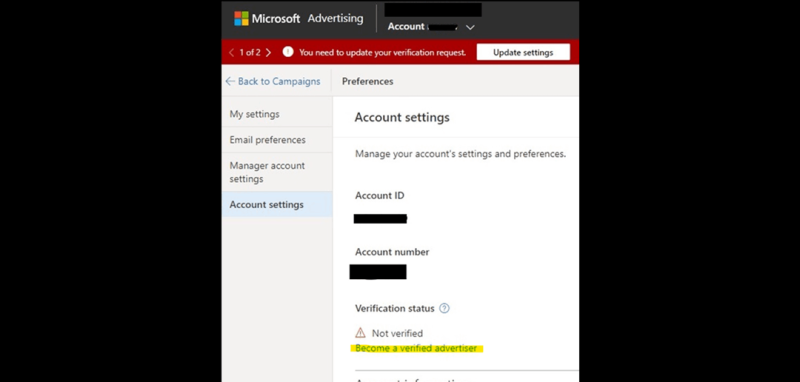 Microsoft Ads приостановит действие аккаунтов, которые не пройдут идентификацию личности рекламодателя